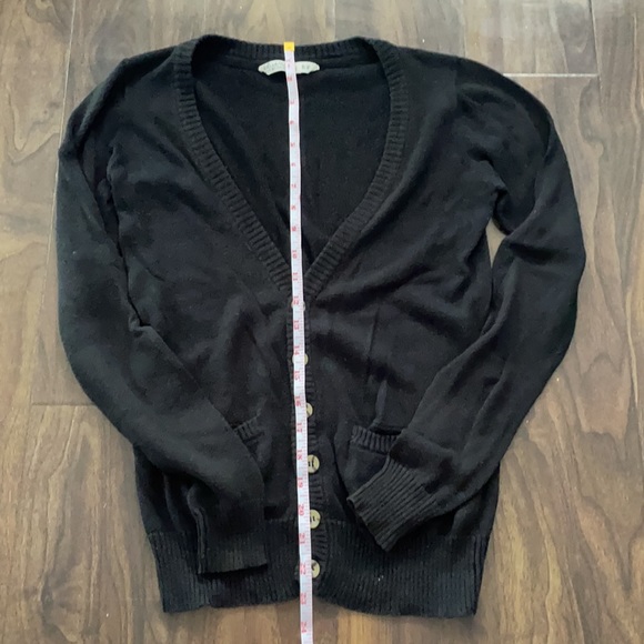 Black Bluenotes Knit Button Up Cardigan - Picture 10 of 11